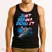 Just Gonna Send It Motocross Dirt Bike Tee Tank Top thumb 3