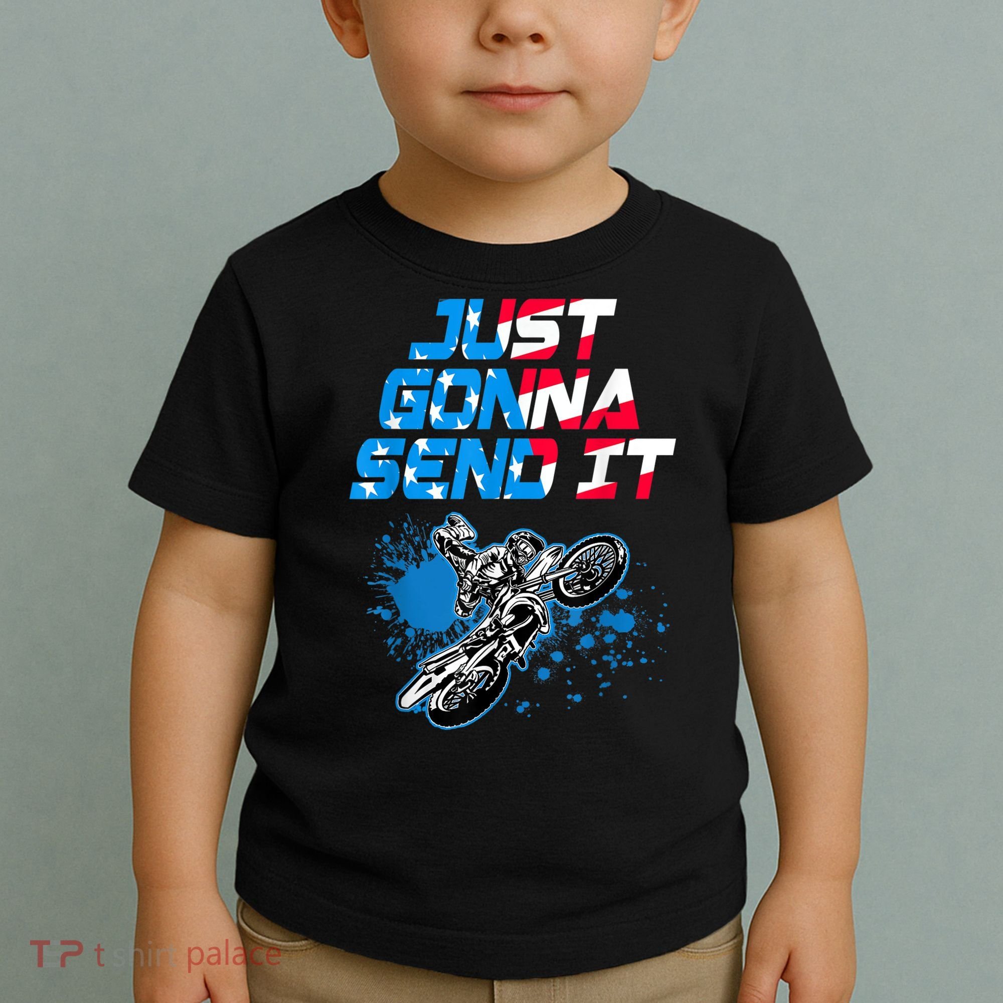 Just Gonna Send It Motocross Dirt Bike Tee Toddler T-Shirt