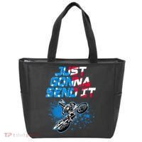 Just Gonna Send It Motocross Dirt Bike Tee Tote Bag thumb 0