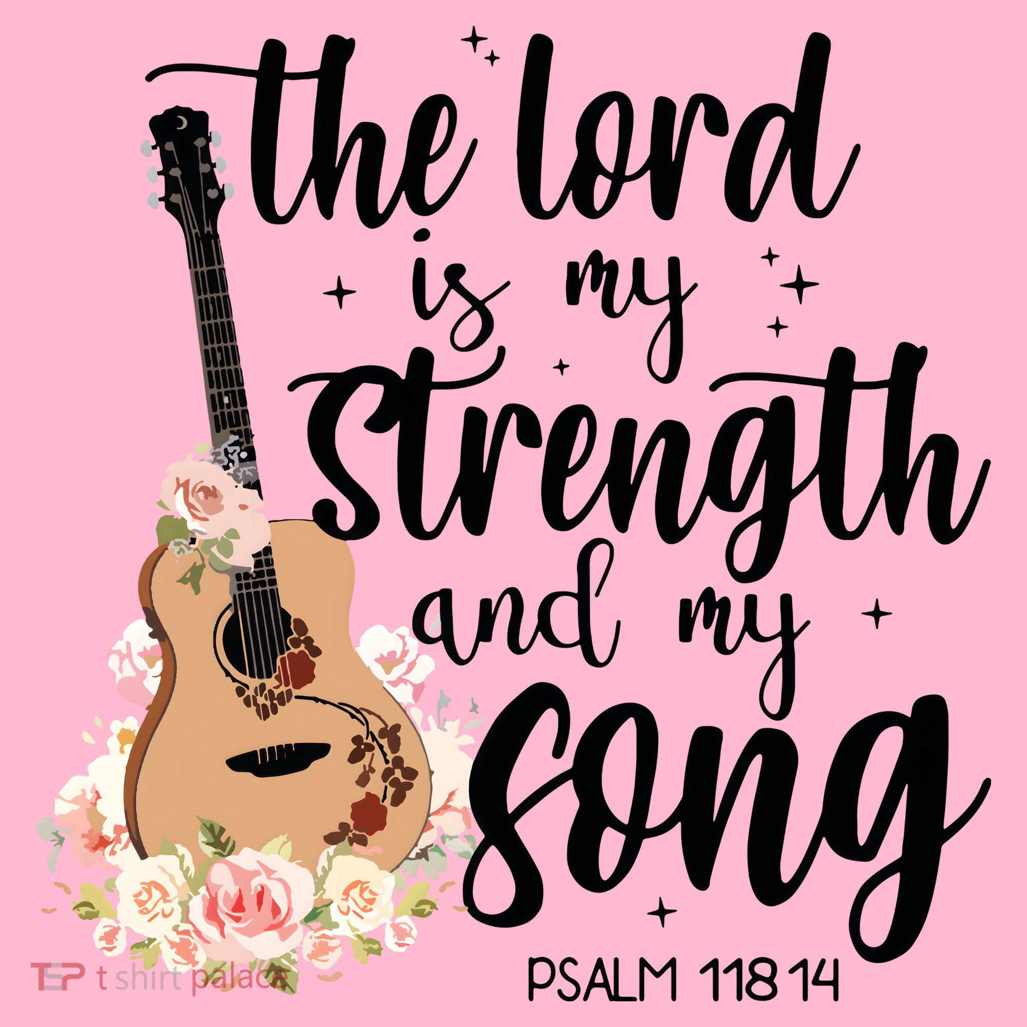 Jesus Guitar The Lord Is My Strength My Song Coaster