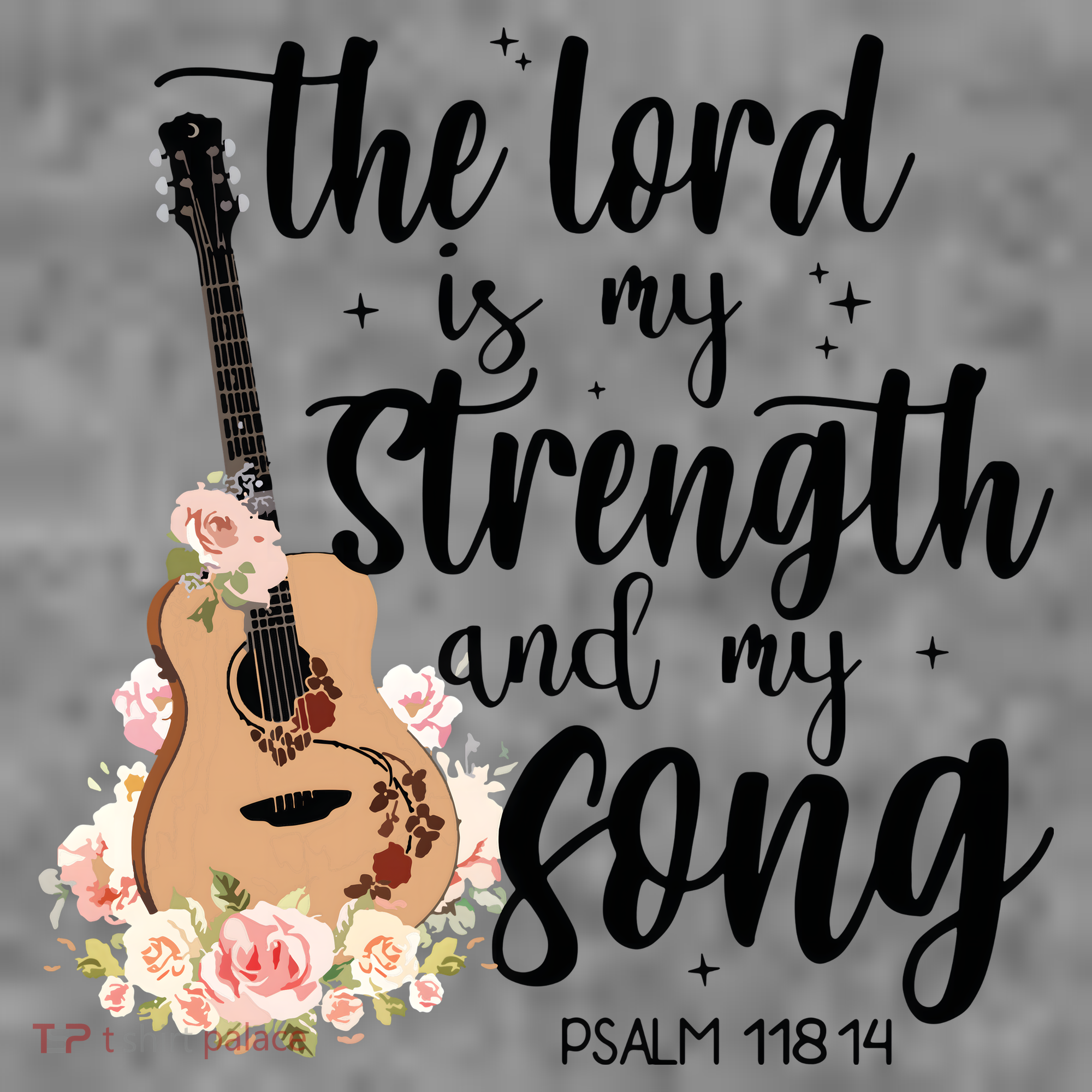 Jesus Guitar The Lord Is My Strength My Song Toddler Hoodie