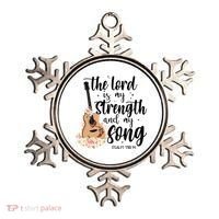 Jesus Guitar The Lord Is My Strength My Song Ornament thumb 0