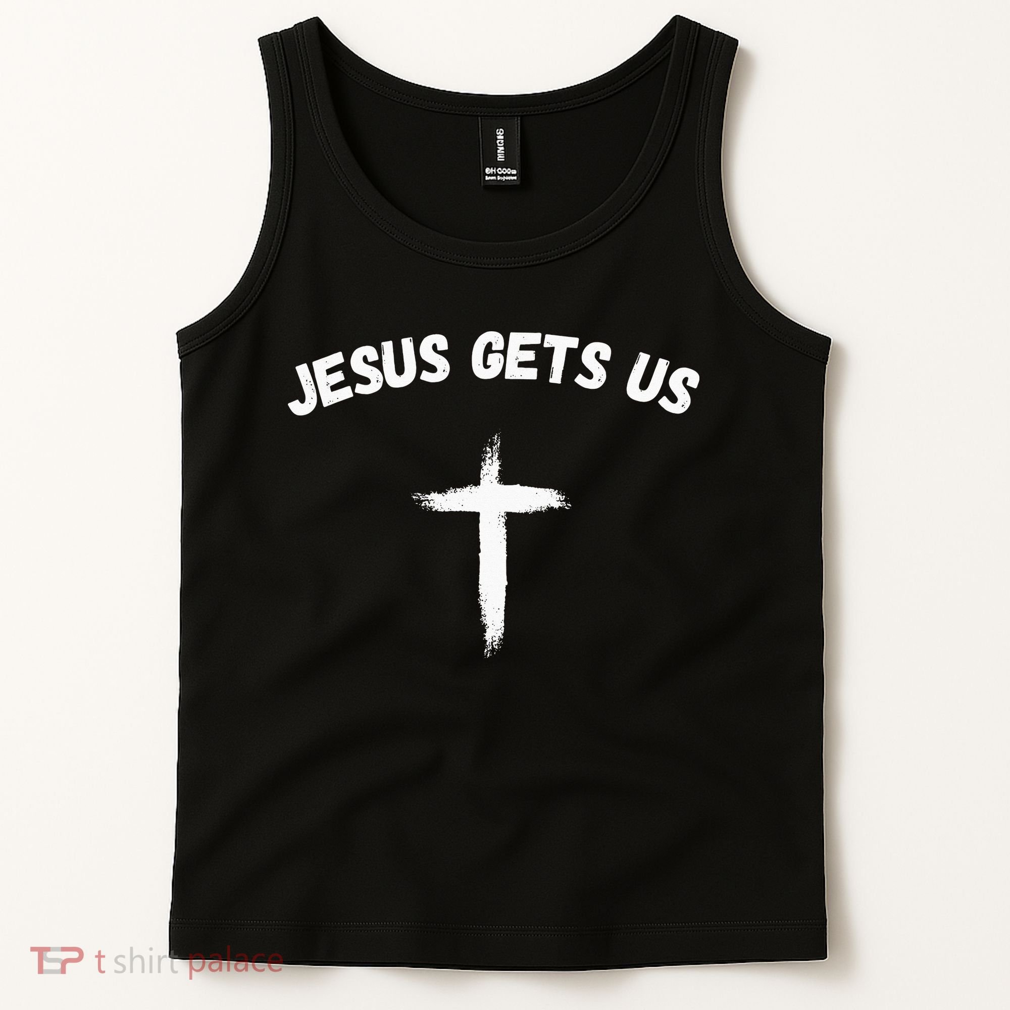 Jesus Gets Us He Understands Us Christian Tank Top