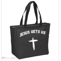 Jesus Gets Us He Understands Us Christian Tote Bag thumb 2