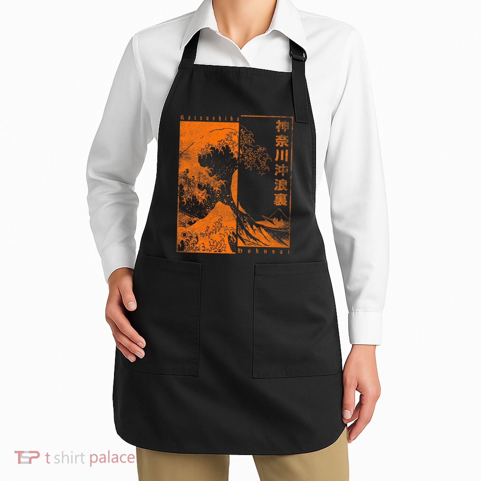 Japanese Great Wave Off Kanagawa Katsushika Hokusai Apron