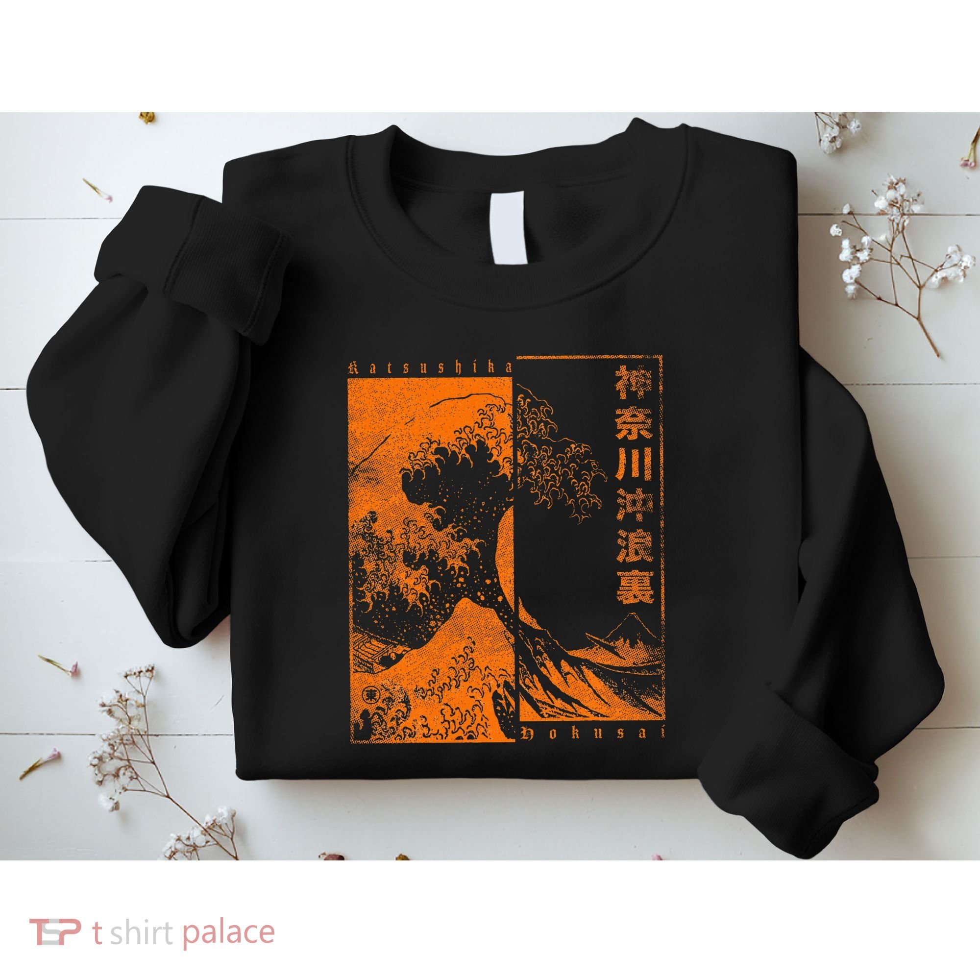 Japanese Great Wave Off Kanagawa Katsushika Hokusai Sweatshirt