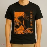 Japanese Great Wave Off Kanagawa Katsushika Hokusai T-Shirt thumb 3