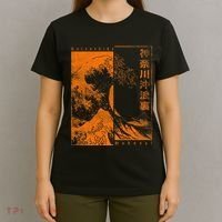 Japanese Great Wave Off Kanagawa Katsushika Hokusai T-Shirt thumb 4