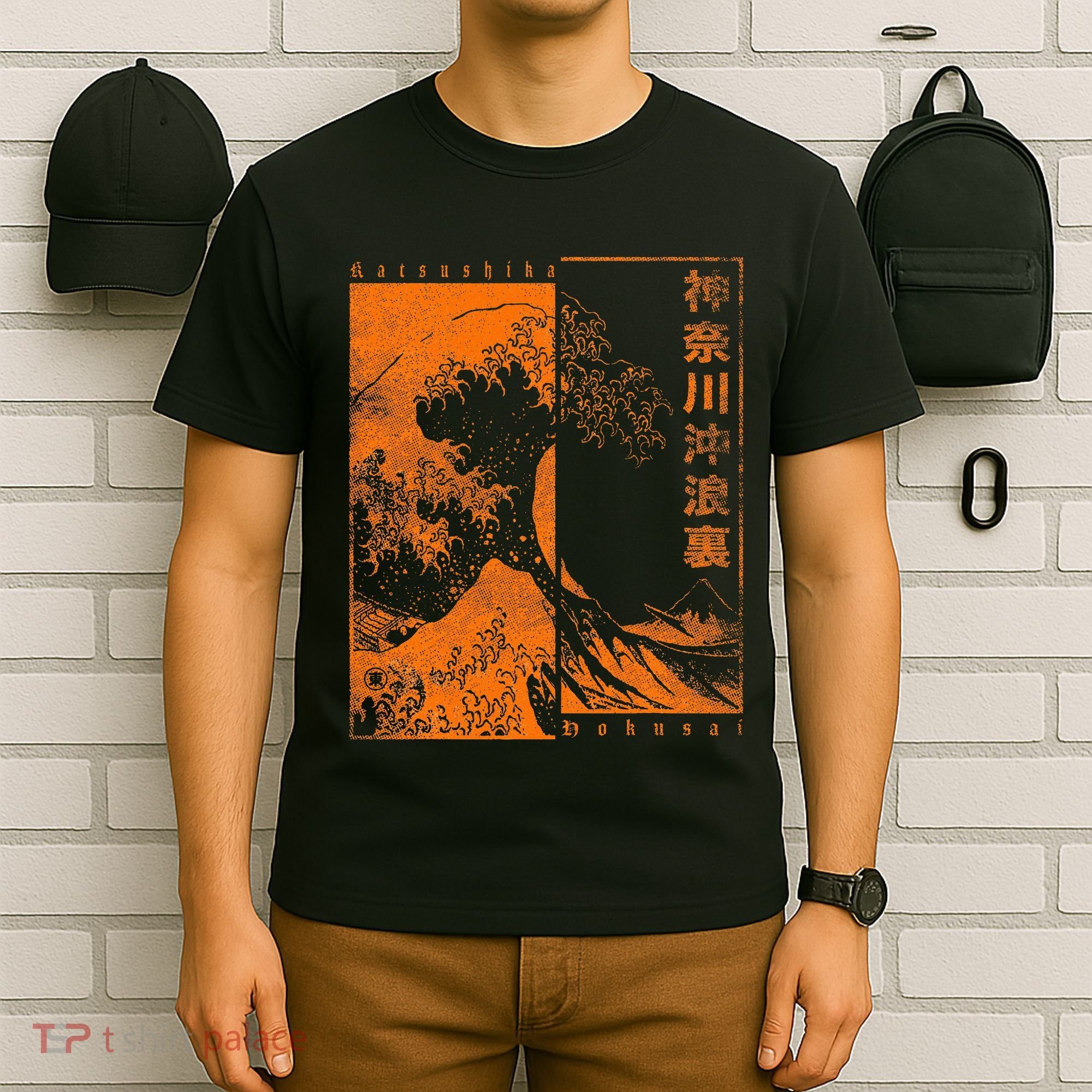 Japanese Great Wave Off Kanagawa Katsushika Hokusai T-Shirt