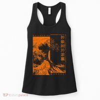 Japanese Great Wave Off Kanagawa Katsushika Hokusai Women's Tank Top thumb 0