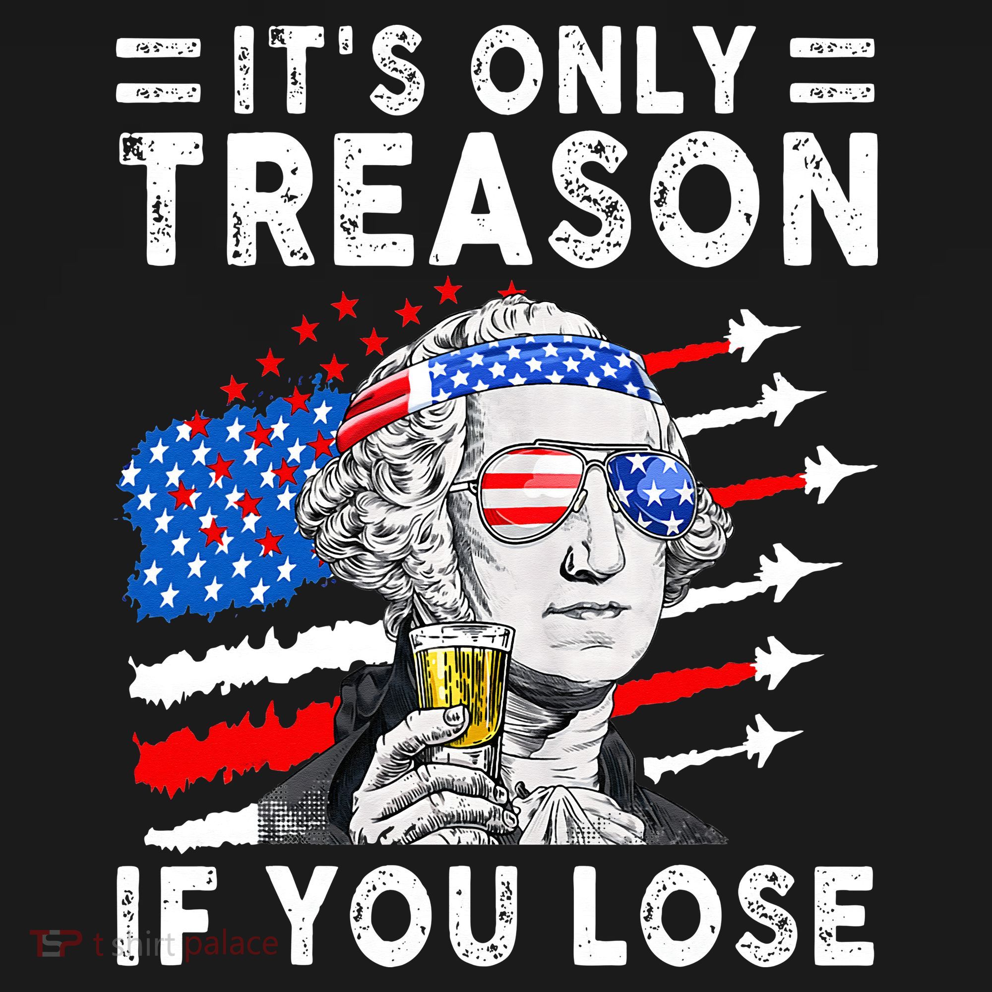 July George Washington 1776 It's Only Treason If You Lose Women's Hoodie