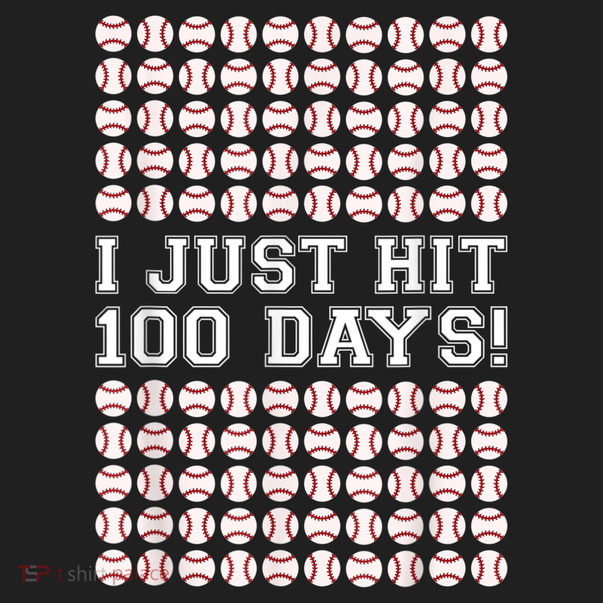 Just Hit 100 Days Of School Baseball Teacher Boys 100th Day Beanie