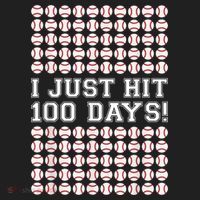 Just Hit 100 Days Of School Baseball Teacher Boys 100th Day Hat thumb 2