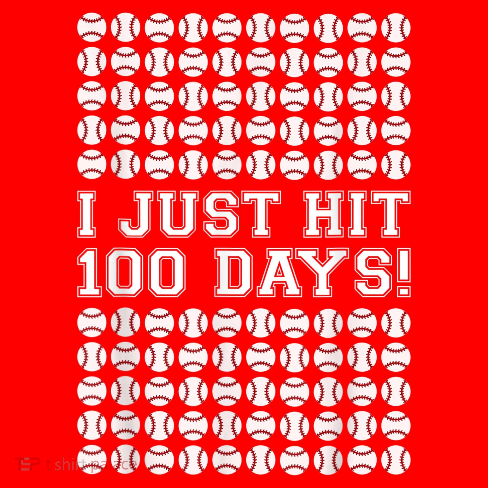 Just Hit 100 Days Of School Baseball Teacher Boys 100th Day Santa Hat
