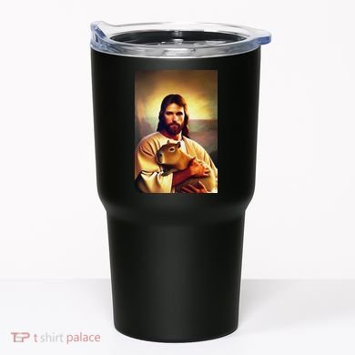 Jesus Holding A Capybara Tumbler