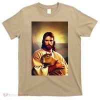 Jesus Holding A Capybara T-Shirt thumb 0