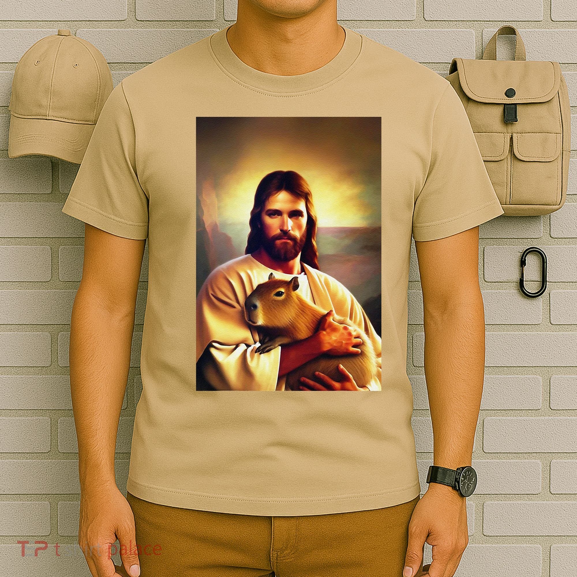 Jesus Holding A Capybara T-Shirt