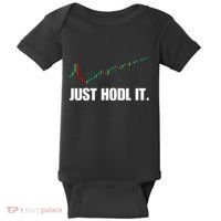 Just Hodl Bitcoin I Cool Btc Bitcoin Baby Bodysuit thumb 0