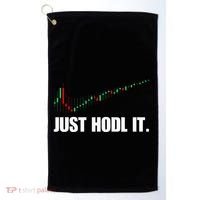 Just Hodl Bitcoin I Cool Btc Bitcoin Golf Towel thumb 0