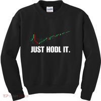 Just Hodl Bitcoin I Cool Btc Bitcoin Kids Sweatshirt thumb 0