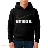 Just Hodl Bitcoin I Cool Btc Bitcoin Kids Hoodie thumb 4