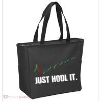 Just Hodl Bitcoin I Cool Btc Bitcoin Tote Bag thumb 2