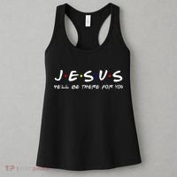 Jesus He'll Be There For You Christian Women's Tank Top thumb 3