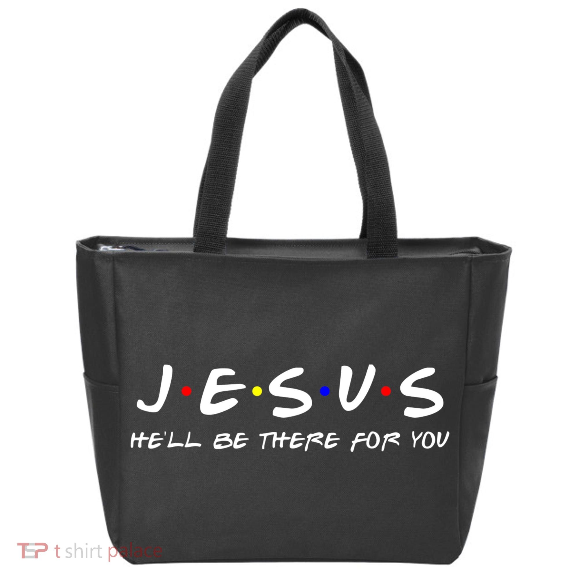 Jesus He'll Be There For You Christian Tote Bag