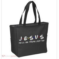 Jesus He'll Be There For You Christian Tote Bag thumb 2