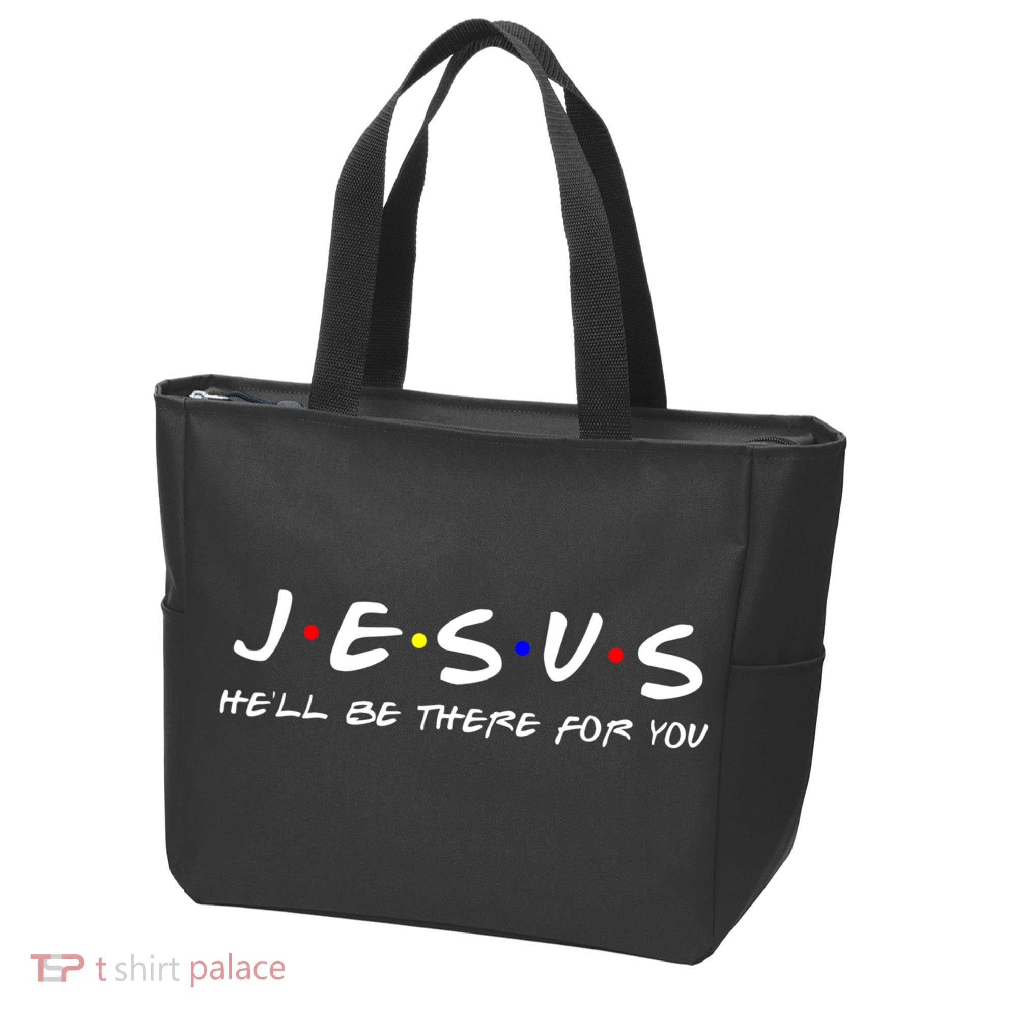 Jesus He'll Be There For You Christian Tote Bag