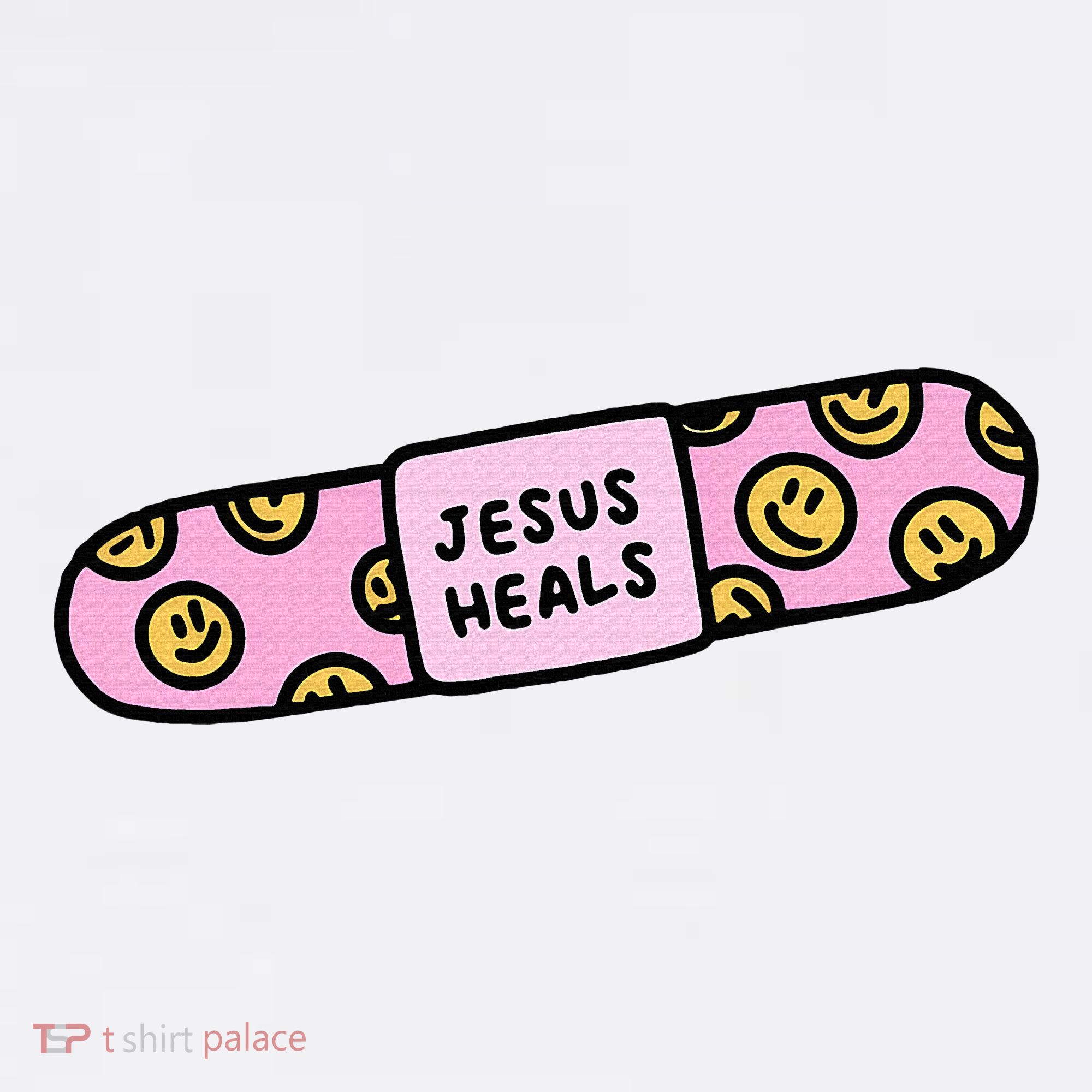 Jesus Heals Bandaid Christian Faith Healing Bible Verse Women's Tank Top