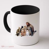 Jesus Hugs Cats Funny Cats Coffee Mug thumb 0