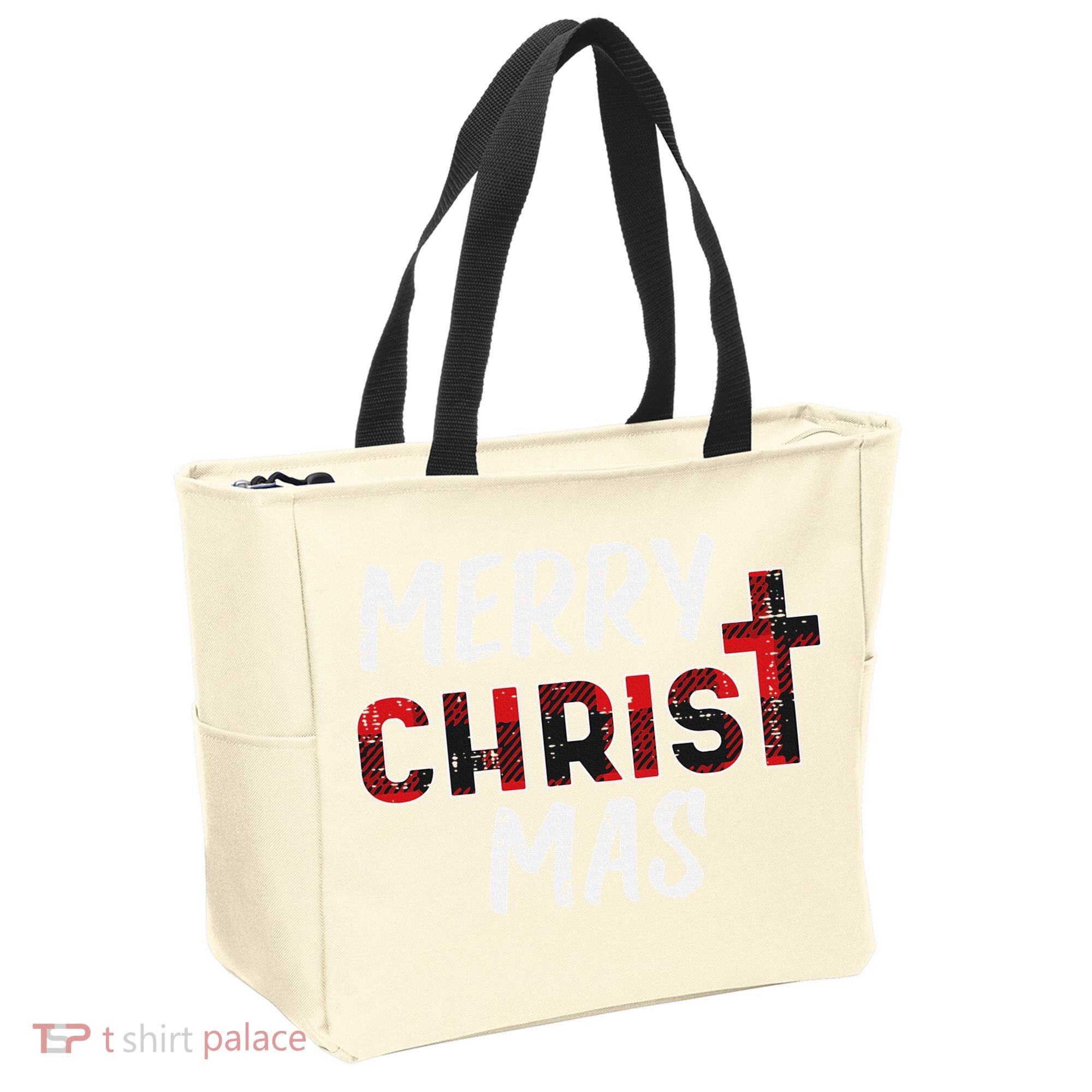 Joyful Holiday Celebration Christian Jesus Christmas Xmas Tote Bag