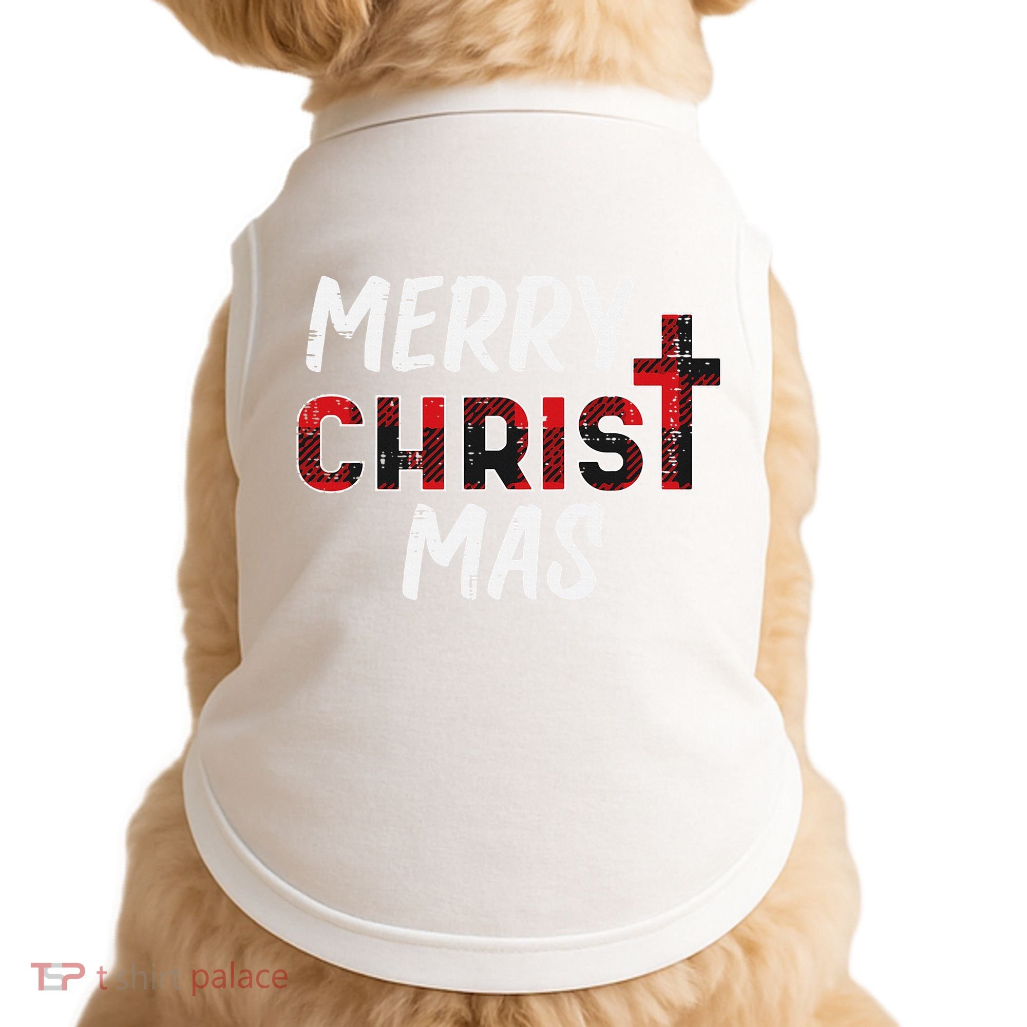 Joyful Holiday Celebration Christian Jesus Christmas Xmas Doggie Tank