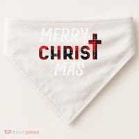 Joyful Holiday Celebration Christian Jesus Christmas Xmas USA-Made Doggie Bandana thumb 0