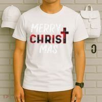 Joyful Holiday Celebration Christian Jesus Christmas Xmas T-Shirt thumb 6
