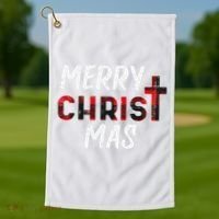 Joyful Holiday Celebration Christian Jesus Christmas Xmas Golf Towel thumb 1