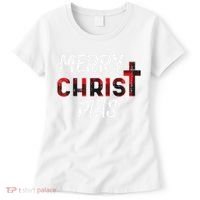 Joyful Holiday Celebration Christian Jesus Christmas Xmas Women's T-Shirt thumb 0
