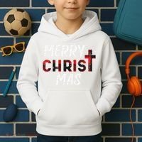 Joyful Holiday Celebration Christian Jesus Christmas Xmas Kids Hoodie thumb 2