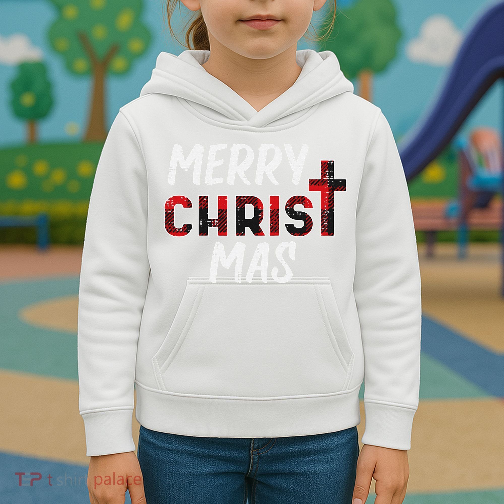 Joyful Holiday Celebration Christian Jesus Christmas Xmas Kids Hoodie