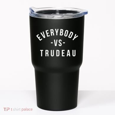 Jonathan Harvey Everybody Vs Trudeau Tumbler