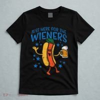 Just Here For The Wieners Hotdog Funny Oktoberfest T-Shirt thumb 5