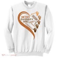 Juneteenth Heart Fists Black History Melanin Sweatshirt thumb 0