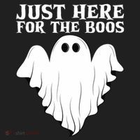 Just Here For The Boos Funny Ghost Women's Sweatshirt thumb 2