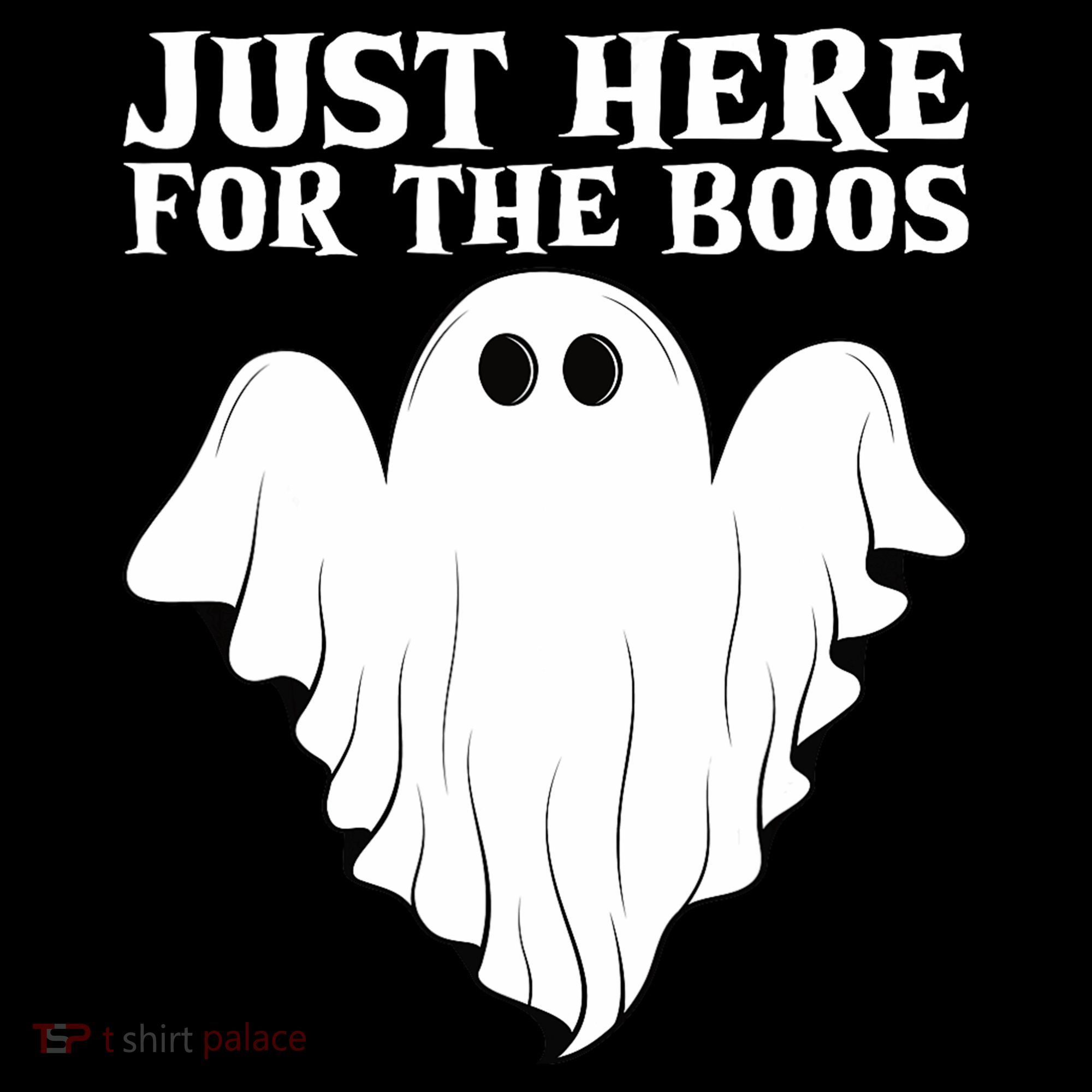 Just Here For The Boos Funny Ghost Sweatshirt