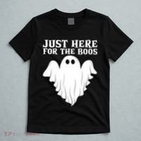 Just Here For The Boos Funny Ghost T-Shirt thumb 5