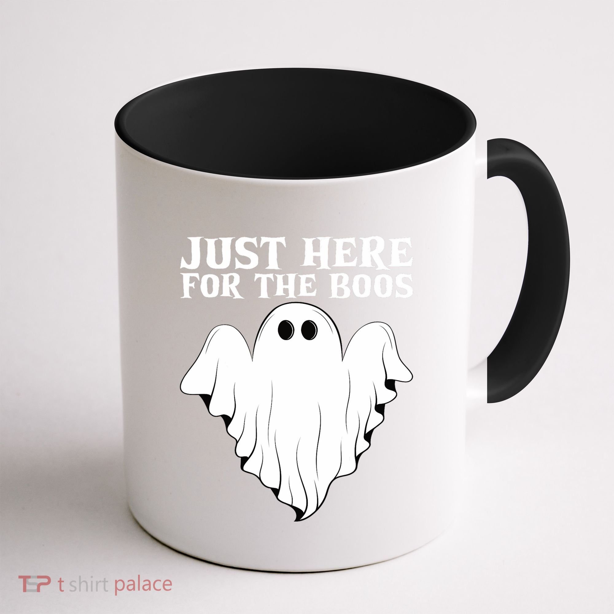 Just Here For The Boos Funny Ghost Coffee Mug