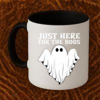 Just Here For The Boos Funny Ghost Coffee Mug thumb 2