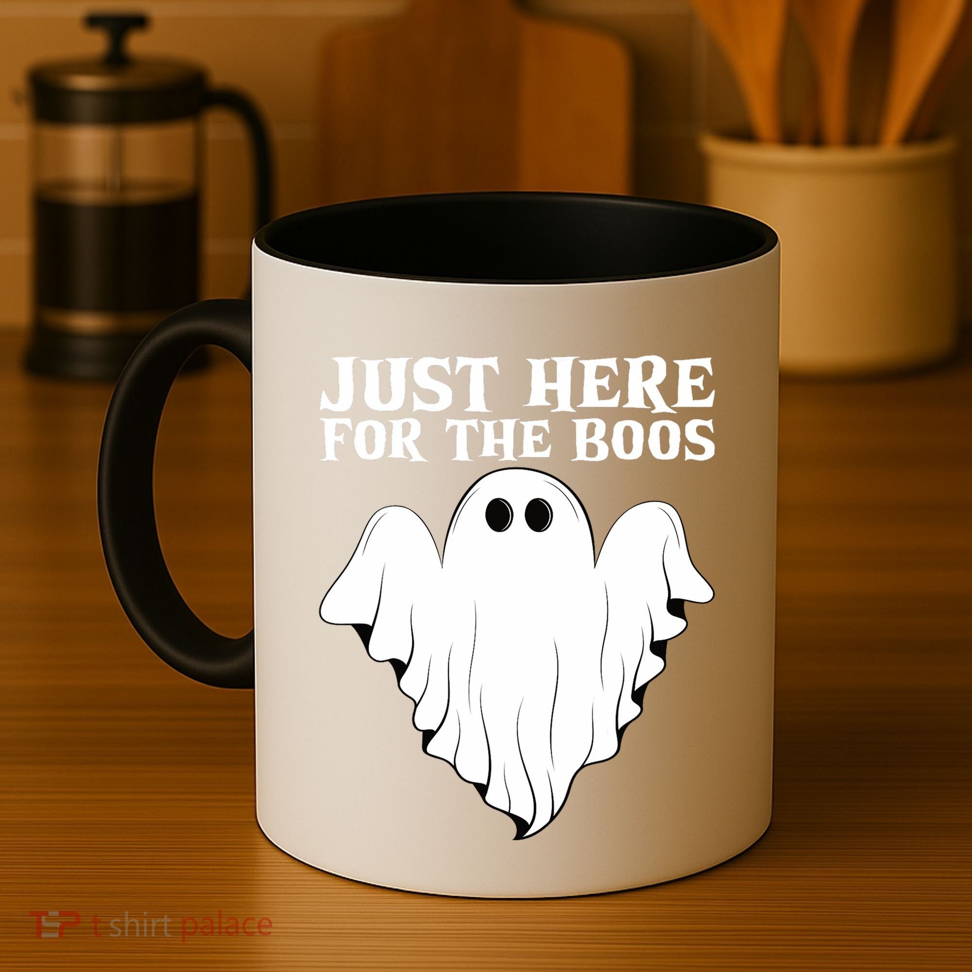 Just Here For The Boos Funny Ghost Coffee Mug