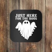 Just Here For The Boos Funny Ghost Coaster thumb 0